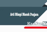 Arti Mimpi Masuk Penjara