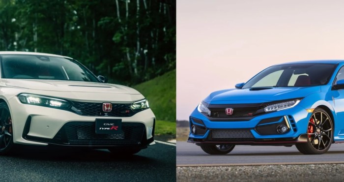 Honda Civic Type R vs competitors