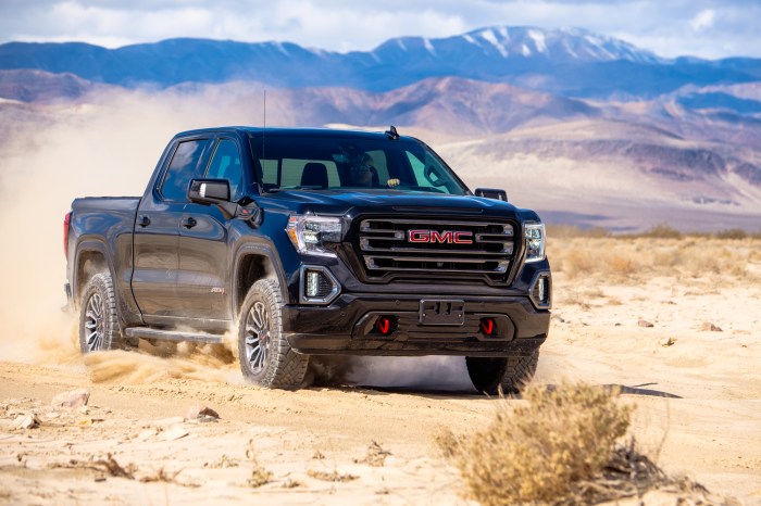 GMC off-road sports trucks