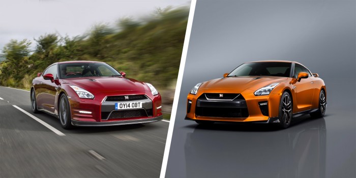 Nissan GT-R horsepower comparison