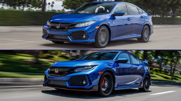 Honda Civic Type R vs competitors