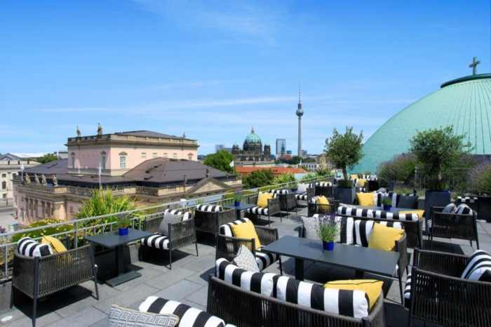 Hotels with rooftop bars in Germany