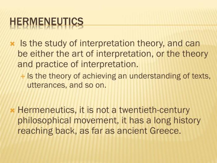 Hermeneutic hermeneutics method interpretation